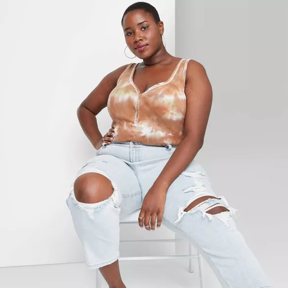 Women's Snap Placket Bodysuit - Wild Fable™ | Target