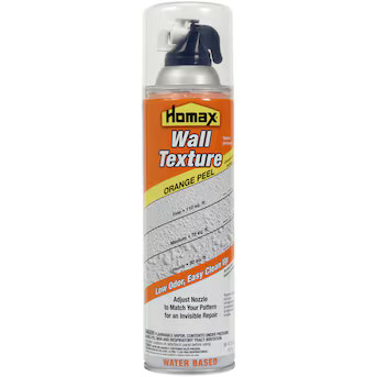 Homax 20 Ounce(s) White Orange peel Water-based Wall Texture Spray | Lowe's