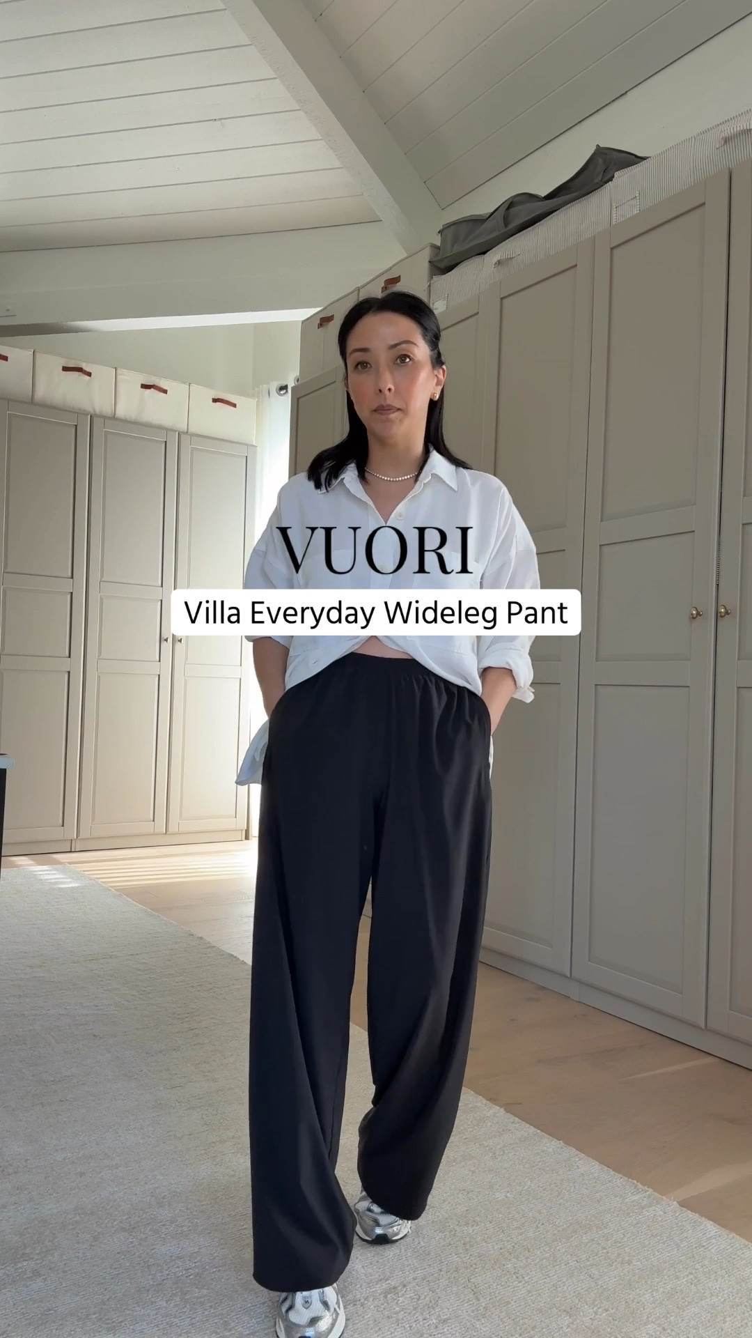 Simple, elevated travel outfits featuring the Villa pants from @vuoriclothing. The Villa Wideleg is a true wide leg silhouette, the Everyday has a slightly slimmer fit. Both are silky soft, wrinkle resistant, and incredibly light. Perfect for travel and warmer weather. #vuoripartner

Villa everyday wideleg short small
Villa wideleg short small
White button up small