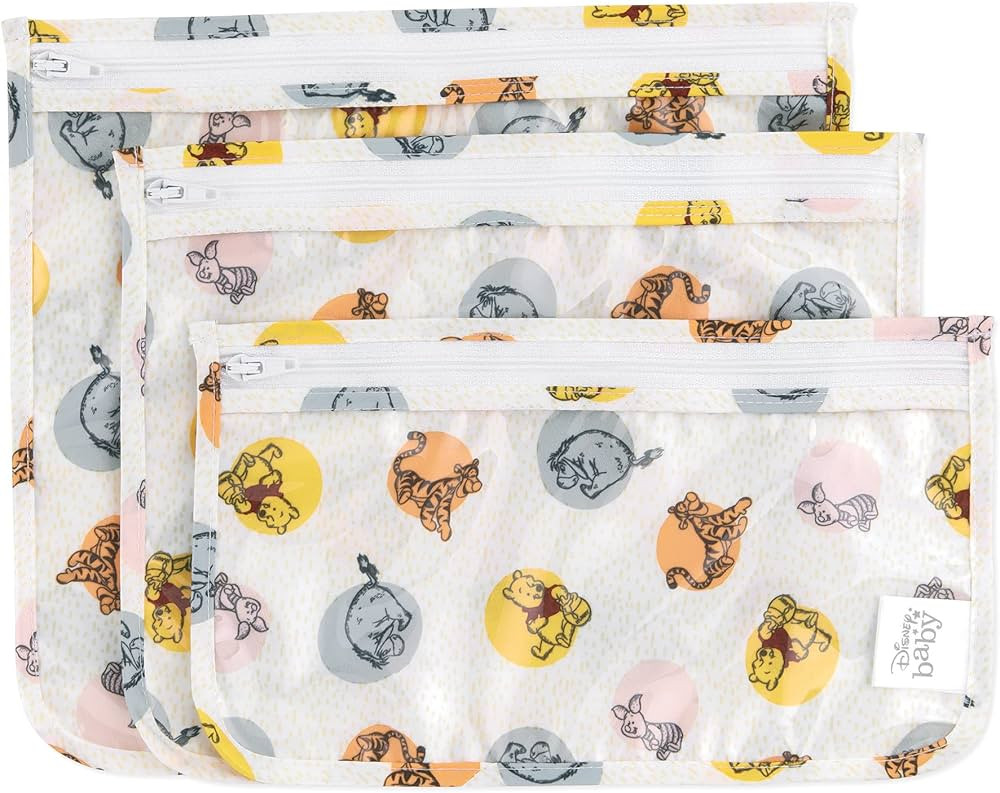 Bumkins Disney Travel Bag, Toiletry, TSA Approved Pouch, Zip Bag, Quart Size Airline Compliant, C... | Amazon (US)