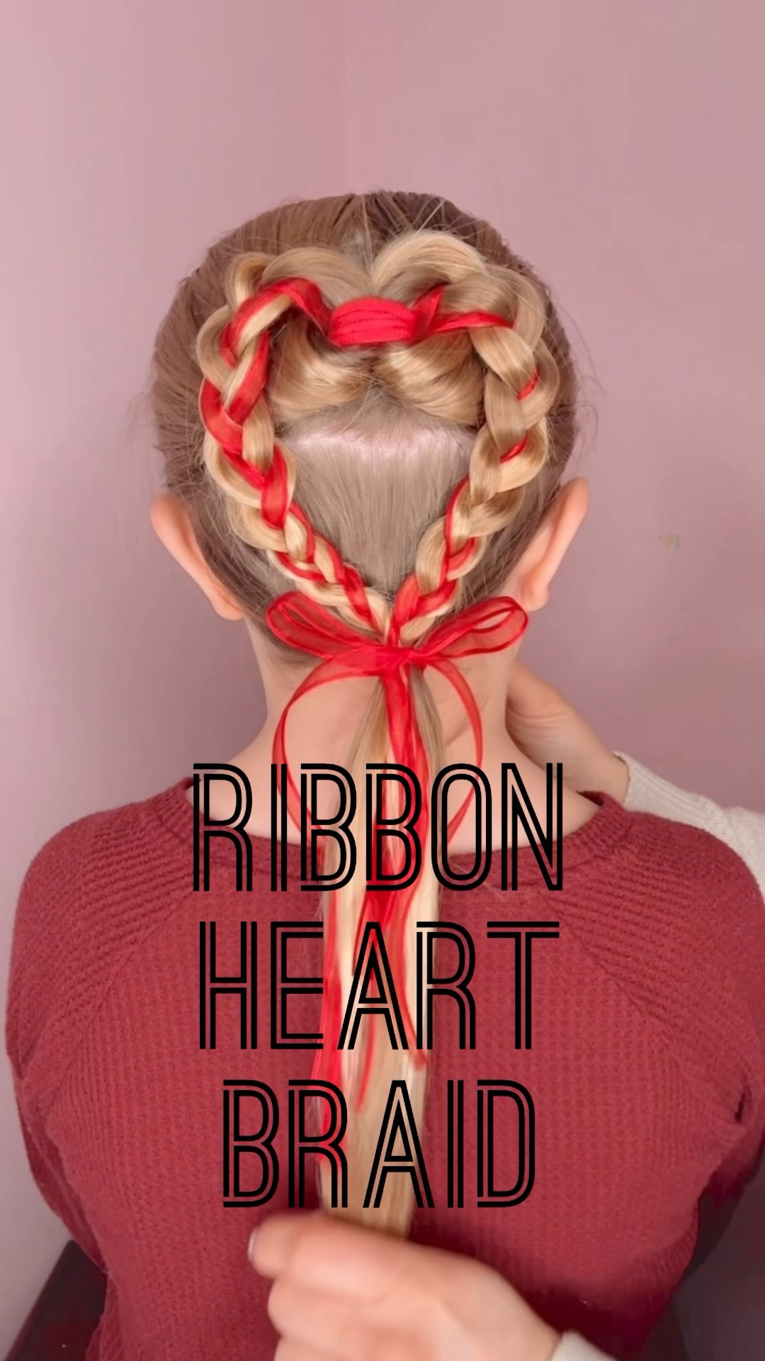 RIBBON HEART BRAID FOR VALENTINE’S 🩷 Here’s a cute one for Valentine’s Day! It’s sweet and pretty! Sharing our fave hair products with you, too! SAVE and follow for more!! 

#LTKValentine