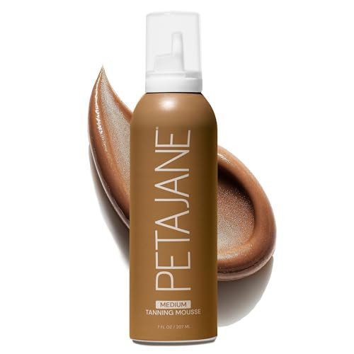 Medium Tanning Mousse 7oz - Sunless Self-Tanner for a Natural, Streak-Free, Organically Derived, Lightweight & Fast Absorbing, Non-Sticky, For All Skin Types, Vegan & Cruelty-Free | Amazon (US)