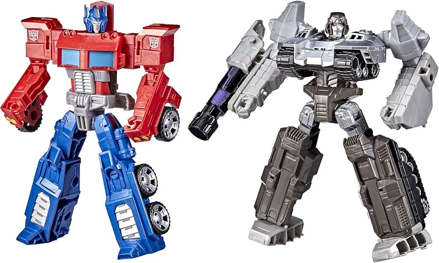 Transformers Toys Heroes and Villains Optimus Prime and Megatron 2-Pack Action Figures - for Kids... | Amazon (US)
