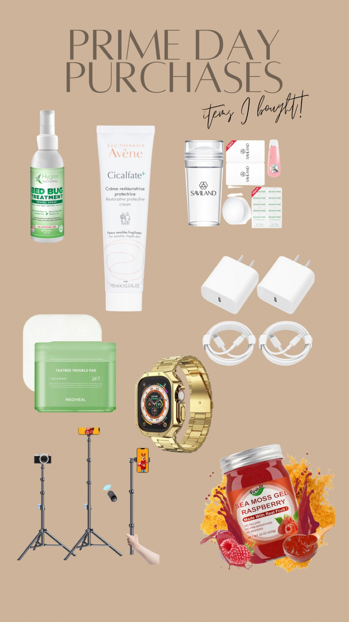 I’m back with another prime day purchases list!! 

this is soooo random but it’s REAL LOL. This is everything I bought on prime day! 

Check my Instagram @myaroseco for a detailed reason of each purchase :) 

#LTKbeauty #LTKxPrime #LTKSeasonal