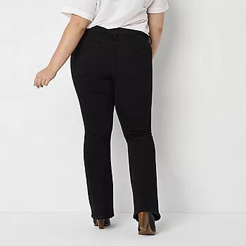 new!a.n.a - Plus Womens High Rise Flare Leg Jean | JCPenney