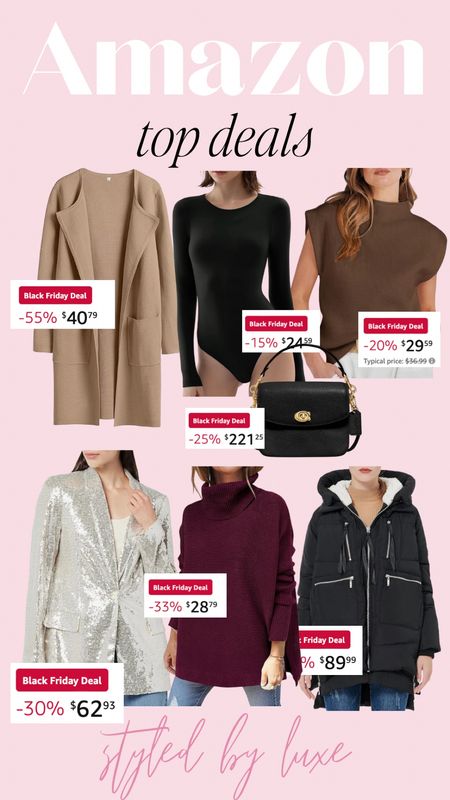 Amazon fashion top deals 

#LTKsalealert #LTKfindsunder50 #LTKSeasonal