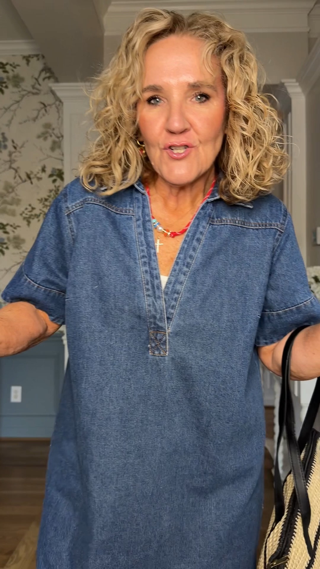 20% off code NANETTE20 Thursday 7/16 at Avara good 1x 
Everything is size medium / 8 /29
The midi denim shirtdress is consider sizing up if inbetween. 

Summer outfits, summer tops date, night outfits work outfits business casual

#LTKOver40 #LTKootd #LTKPetite