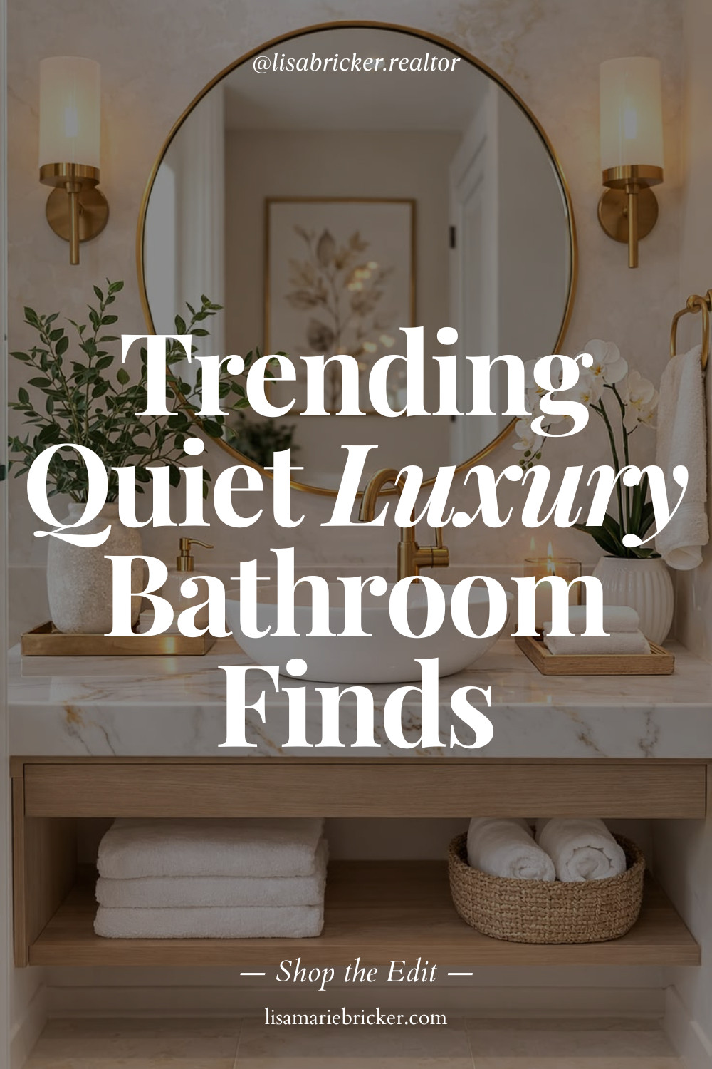 ✨ Quiet luxury is all about timeless design, elevated materials, and effortless elegance. I curated my favorite trending quiet luxury bathroom finds to help you create a spa-inspired retreat with neutral bathroom décor, marble accessories, brushed brass fixtures, luxury mirrors, vanity lighting, plush towels, decorative trays, soap dispensers, bathroom storage, candles, vases, and designer-inspired accessories. Whether you're designing a minimalist luxury bathroom, organic modern bathroom, contemporary bathroom, or hotel-inspired space, these pieces bring a refined, high-end look without overwhelming your space. Save this collection for your next bathroom refresh or home renovation. 🤍

#LTKvlog #LTKHome #LTKSaleAlert