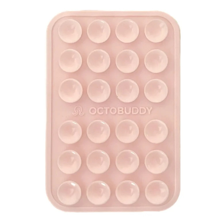 Octobuddy Silicone Suction Adhesive Mount Phone Case Chalk Pink for iPhone and Android | Walmart (US)