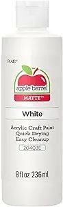 Acrylic Paint in Assorted Colors (8 Ounce), 20403 White | Amazon (US)