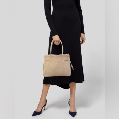 SALVATORE FERRAGAMO Suede Fringe Shoulder Bag, EC | eBay US