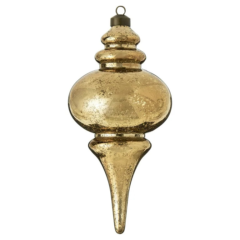 3 Count Gold Mercury-Style Shatterproof Christmas Ornaments, by My Texas House | Walmart (US)