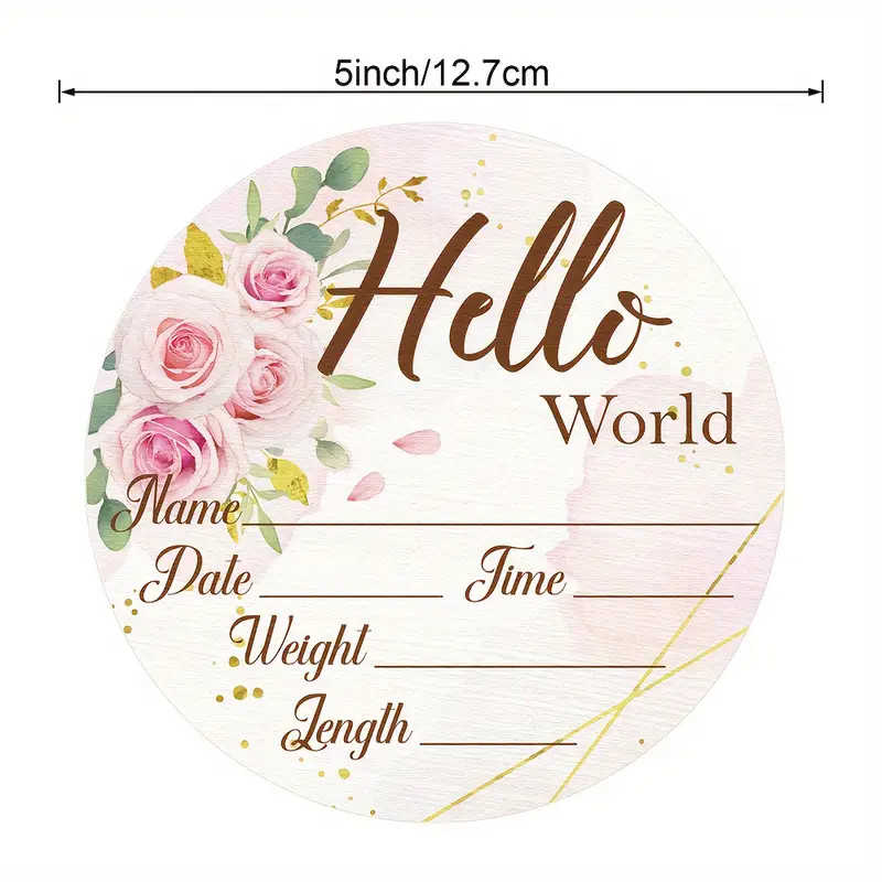 1pc, Wooden Newborn Announcement Sign, Gender Reveal Party Decor, Birthday Party Photo Prop, Crea... | Temu Affiliate Program