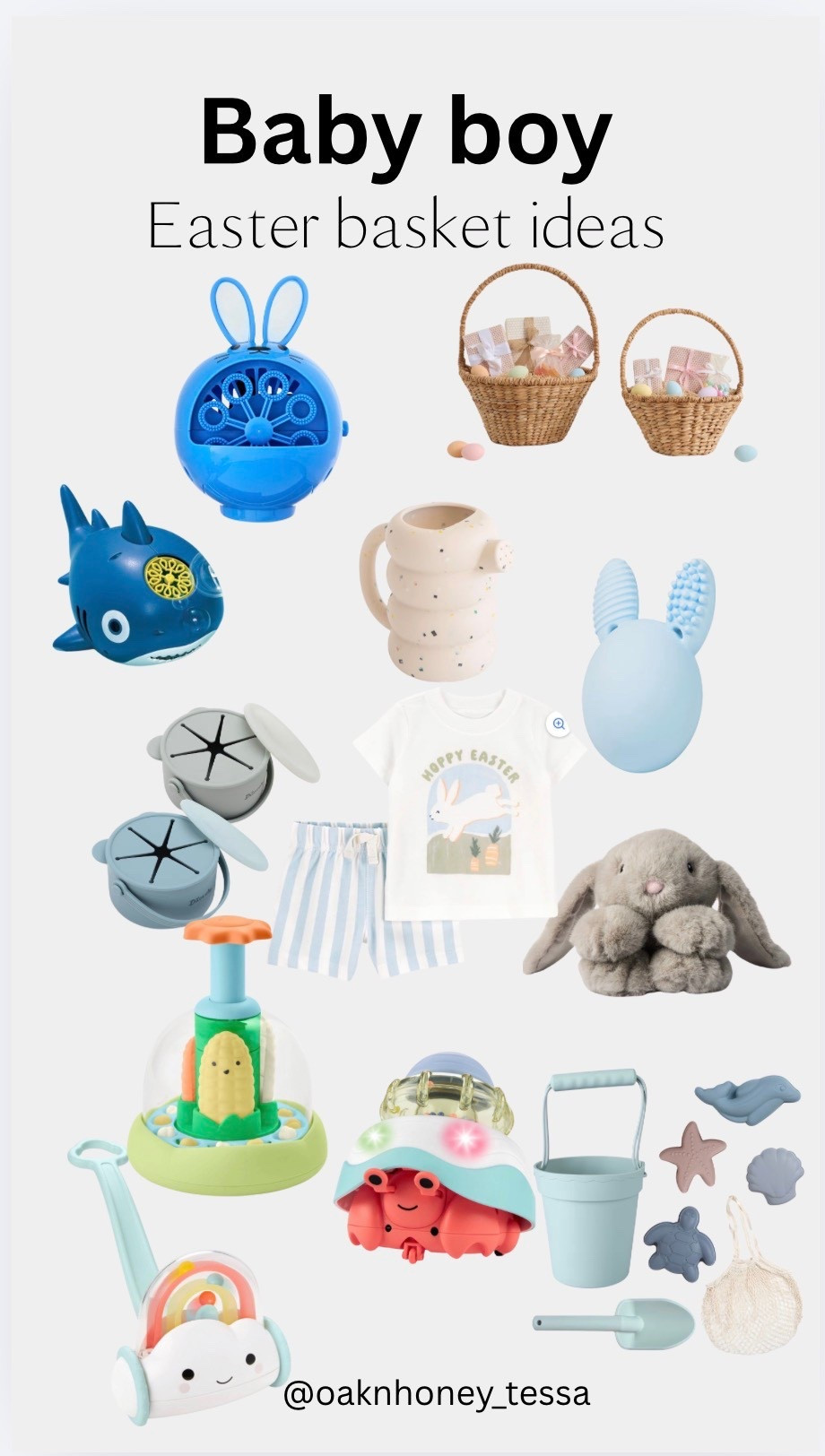 Baby boy Easter basket ideas 

#easter #easterbasket #babyboy #boyeasterbasket #summertoys #bathtoys #spring 

#LTKSpringSale #LTKBaby #LTKSeasonal