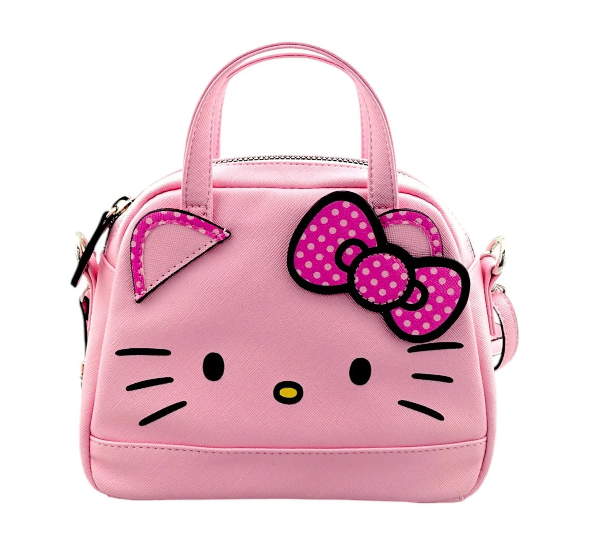 Hello Kitty Girls Mini Satchel Crossbody Bag, Pink | Walmart (US)