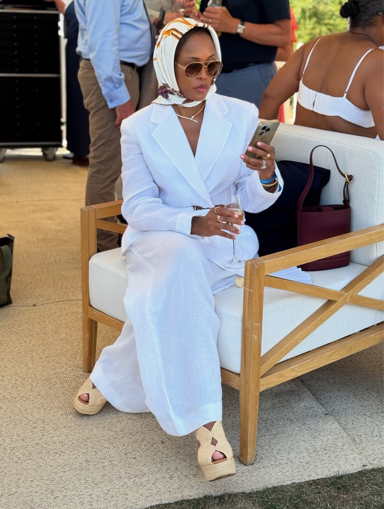 ♩ロエベ LOEWE ✨リネン×レーヨン✨ レイヤード ミディ丈 ドレス S616Y51X56_1100_1F.jpg