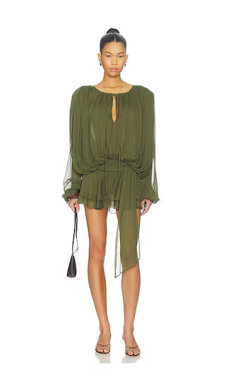 Elements Mini Dress in Safari | Revolve Clothing (Global)