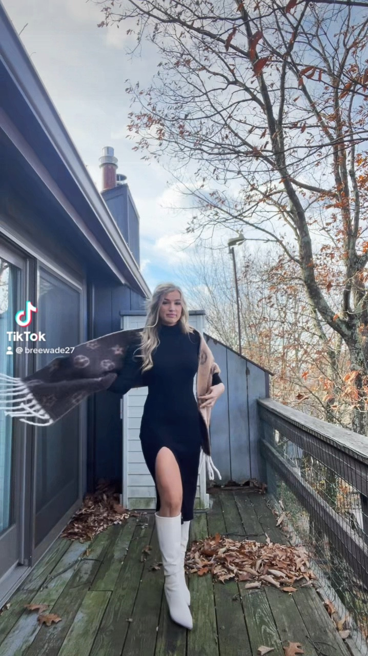 Sweater ribbed turtle neck dress✨

#LTKHome #LTKWedding #LTKBeauty