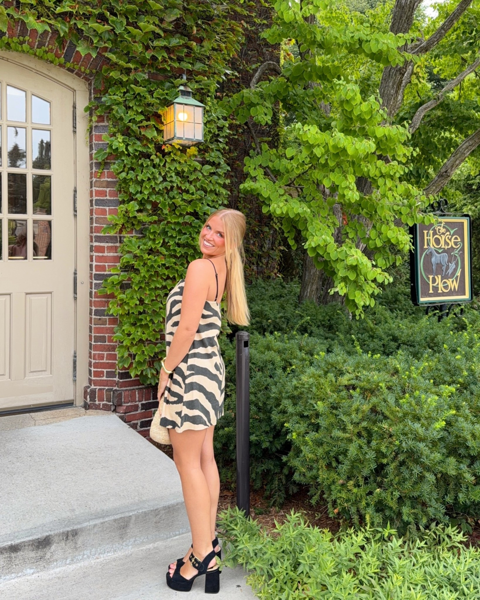 Cocktail hour zebra dress