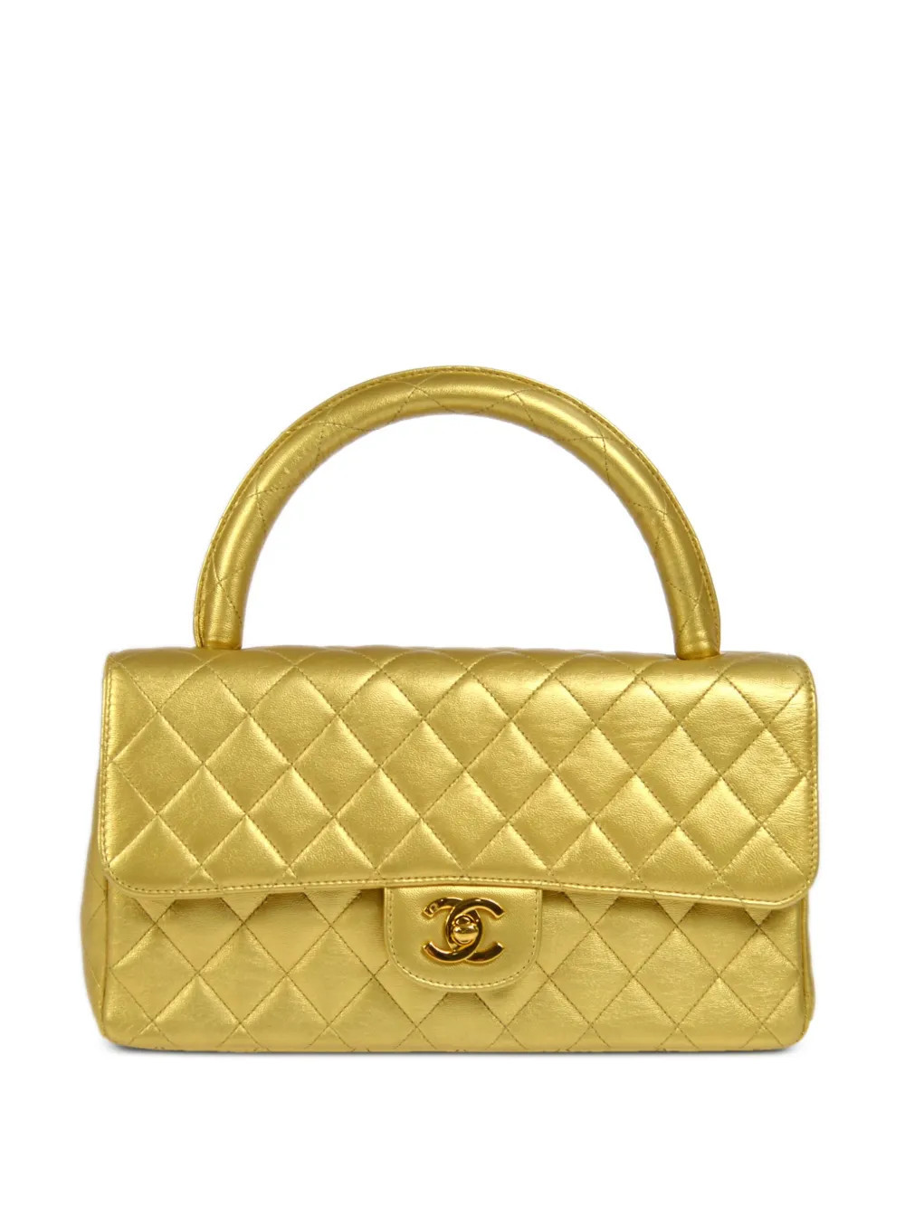 CHANEL Pre-Owned 1992 Classic Flap handbag - Gold | Farfetch Global