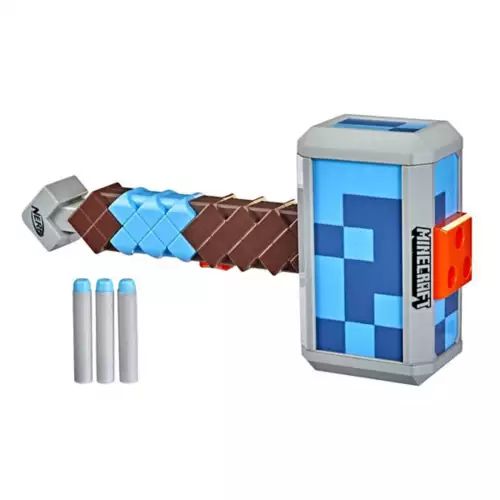 Nerf Minecraft Stormlander Hammer Blaster | Scheels