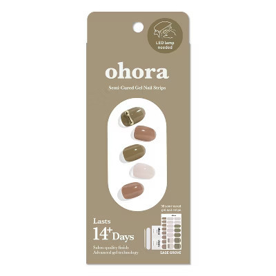 Ohora Gel Nail Art Gem Line - Sage Grove - 30ct | Target