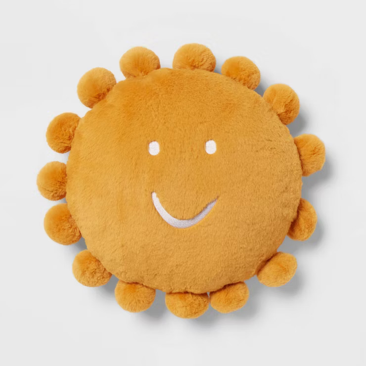 Sunshine Pillow with Poms - Pillowfort™ | Target