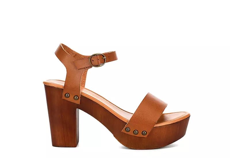 Madden Girl Womens Lifft Platform Sandal - Cognac | Rack Room Shoes