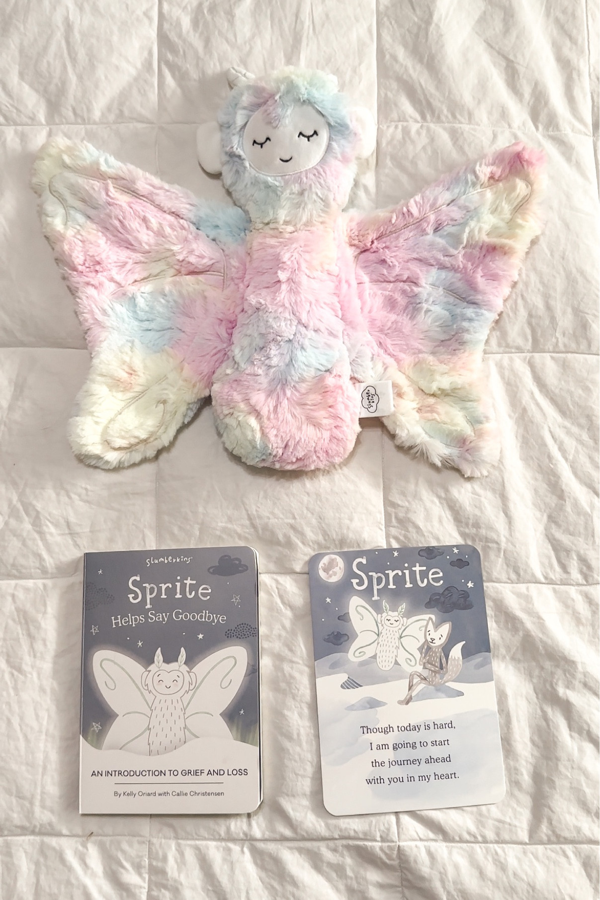 Sprite Slumberkins Snuggler for talking with kids about grief and loss and saying goodbye - use code KKLEAGH for 15% off 

#LTKhome #LTKkids #LTKbaby