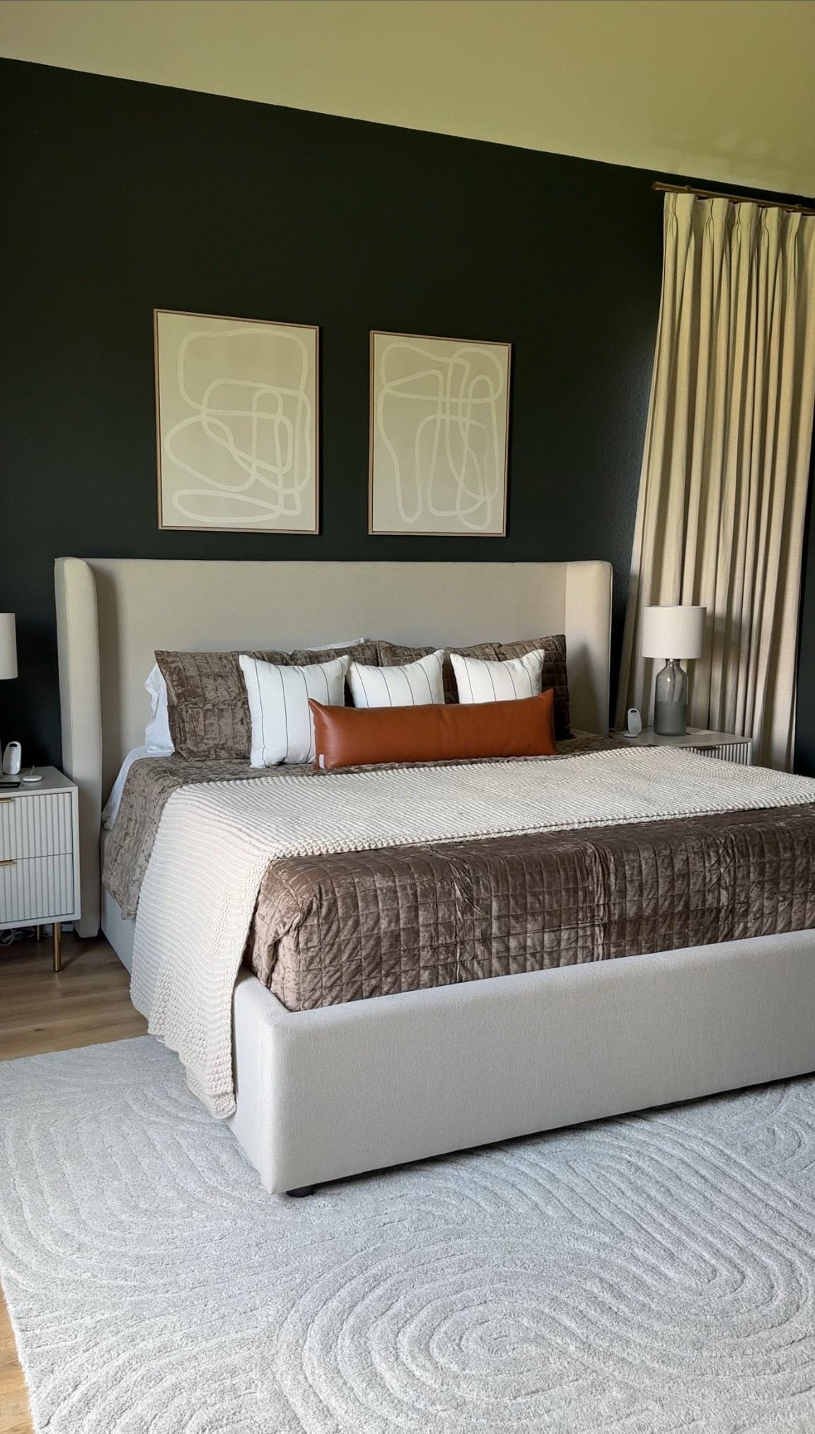 Our new bed!! We got this bed in color “Bone Performance Antimicrobial Chenille” with the 55” headboard height. Bed does have a storage option too!

#LTKFamily #LTKHome