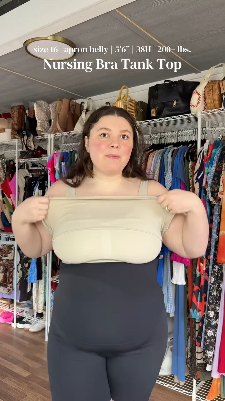 I’ll be buying multiple colors of this nursing tank top!! 😊 #nursingtop #nursingtanktop #nursingbra #tiktokshopcreatorpicks #tiktokshopspringglowup