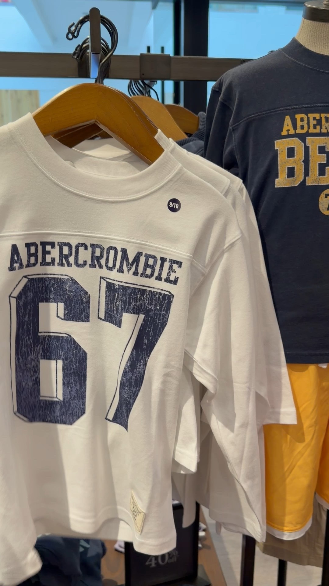 Even Abercrombie has jumped on the 67 train!  Naturally I caved and bought it for my little man! @abercrombiekids