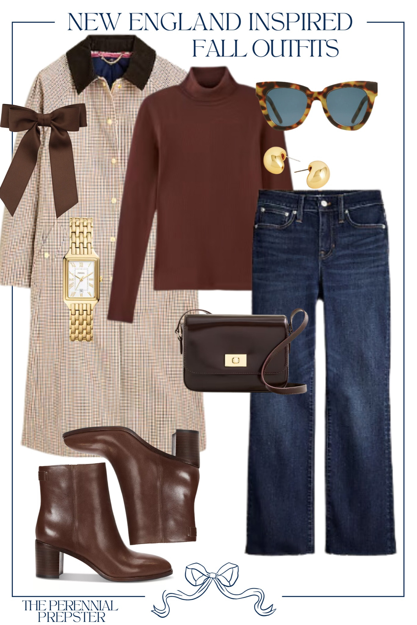 New England inspired preppy fall outfit idea - fall outfit styling / long plaid coat 

#LTKSeasonal
