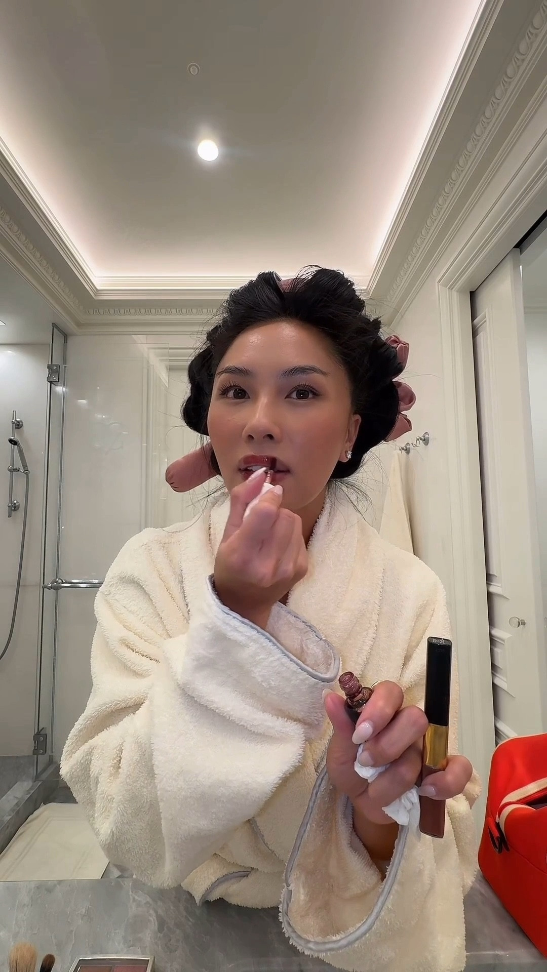 Lip stain - dark cherry 
Lip duo- dark brown 

#LTKBeauty #LTKootd #LTKFindsUnder50