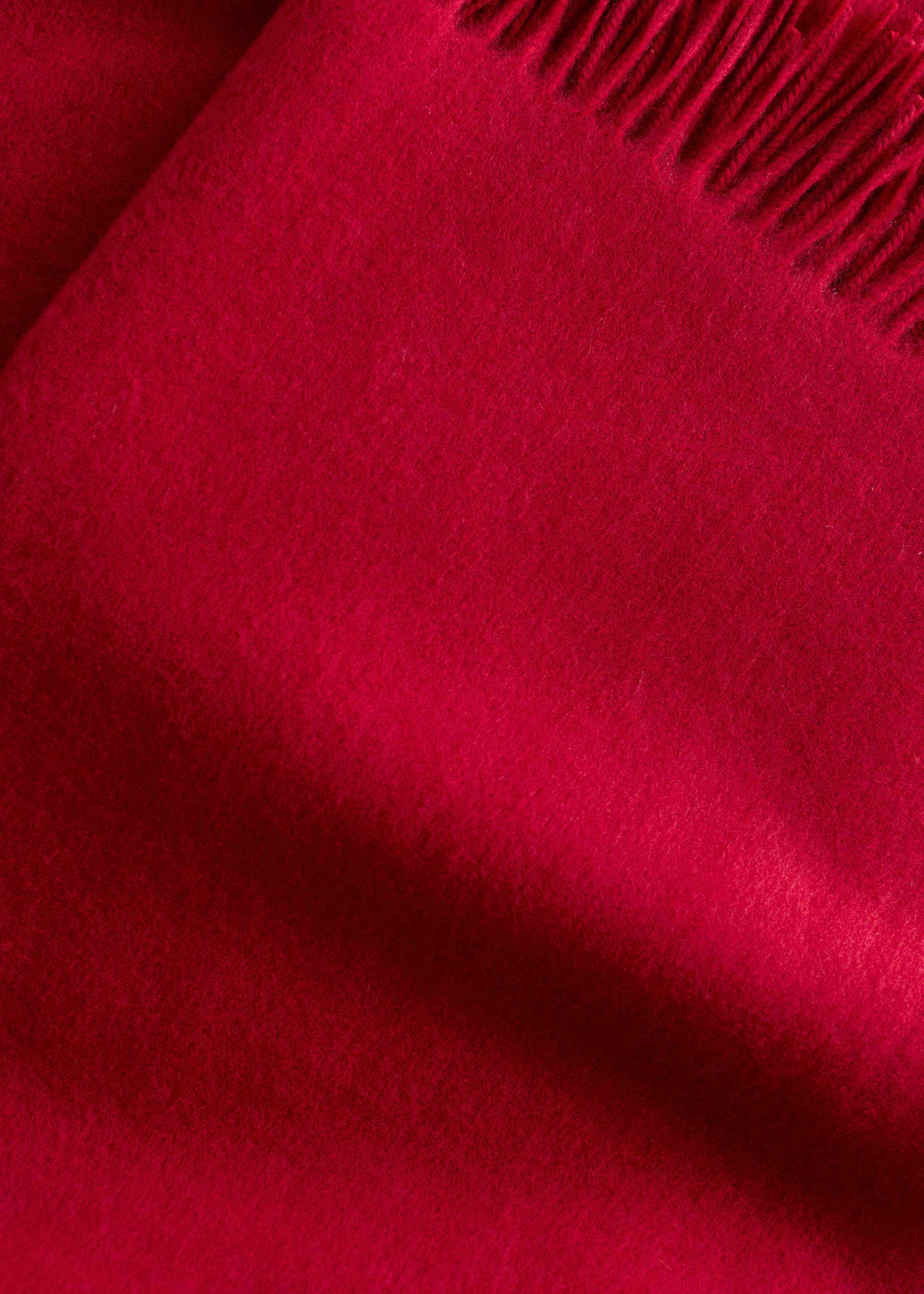 Fringed Wool Blanket Scarf | & Other Stories UK