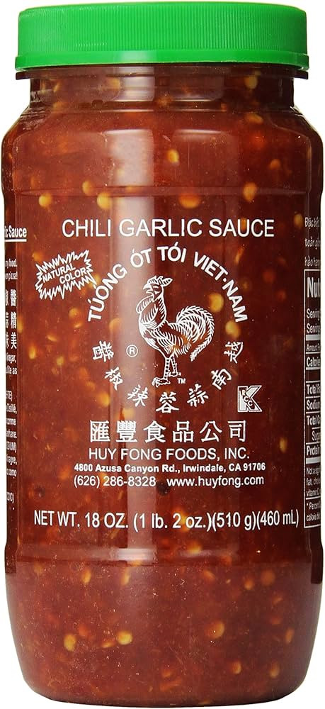 Huy Fong Sauce Chili Garlic,18 oz | Amazon (US)