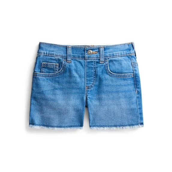Wonder Nation Girls Denim Short, Sizes 4-18 & Plus | Walmart (US)