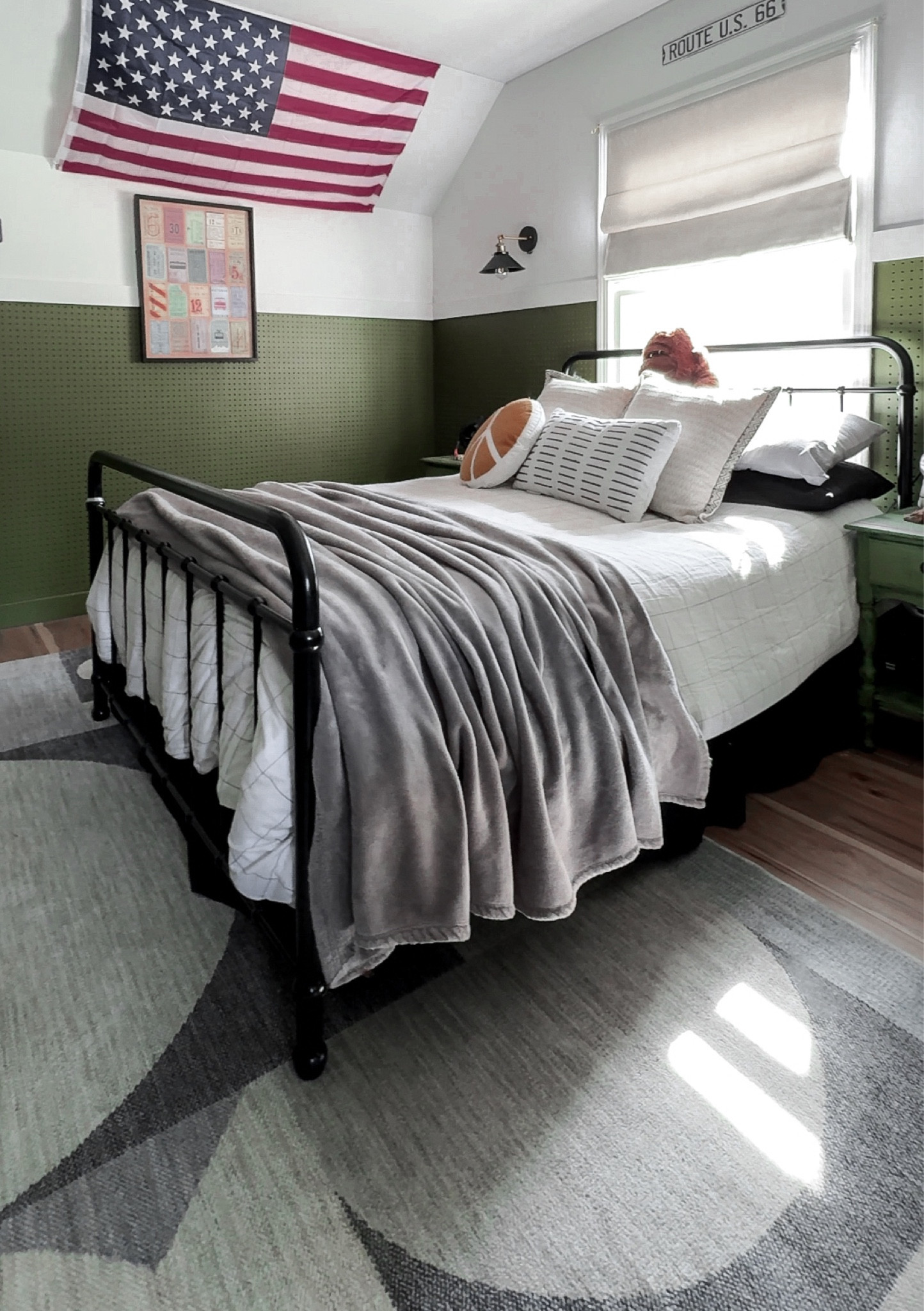 Modern geometric new rug for my son’s modern eclectic contemporary room! 

#LTKhome #LTKfindsunder100 #LTKkids