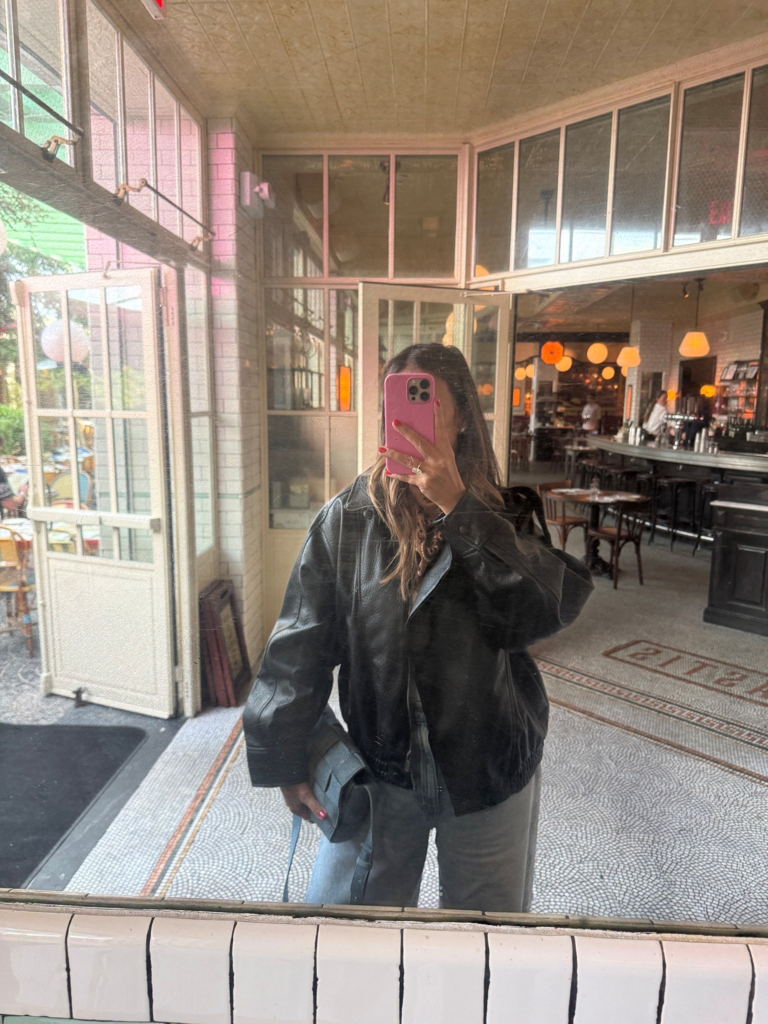 This viral Zara moto jacket is EVERYTHING. Size down  

#LTKootd #LTKmomlife #LTKOver40