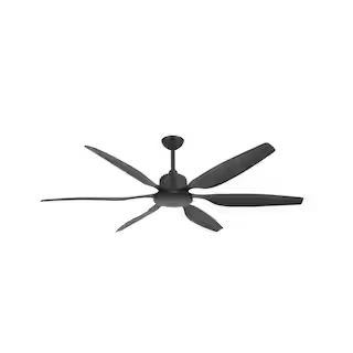 Titan II Wi-Fi 66 in. Indoor/Outdoor Oil Rubbed Bronze Smart Ceiling Fan with Remote Control | The Home Depot