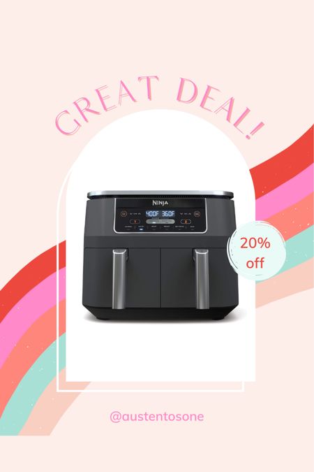 Our Ninja Air Fryer has changed our cooking for the better. we can cook two things at the same time and it always tastes amazing! 20% off for prime day  

#LTKhome #LTKxPrimeDay #LTKsalealert
