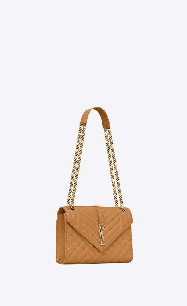 envelope medium bag in mix matelassé grain de poudre embossed leather | Saint Laurent Inc. (Global)