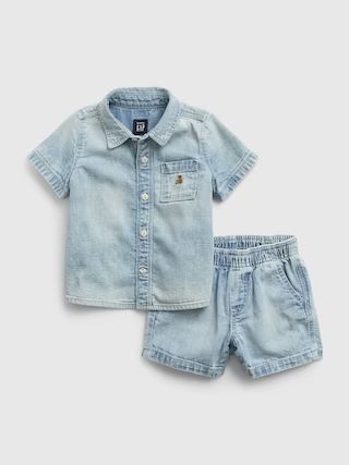 Baby Denim Outfit Set with Washwell | Gap (US)