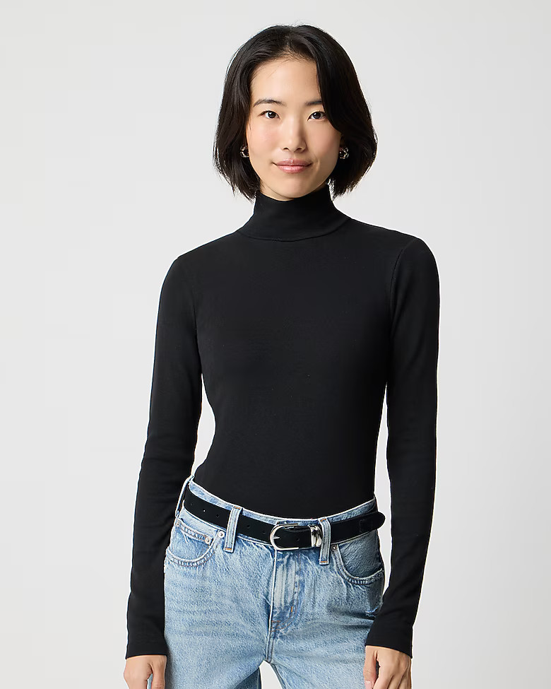 Long-sleeve everyday mockneck tee | J.Crew Factory