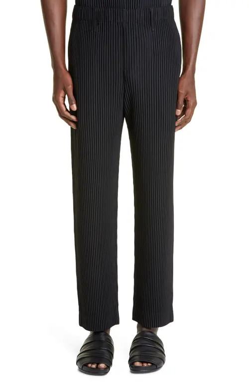 Homme Plissé Issey Miyake Pleated Pants in Black at Nordstrom, Size 1 | Nordstrom
