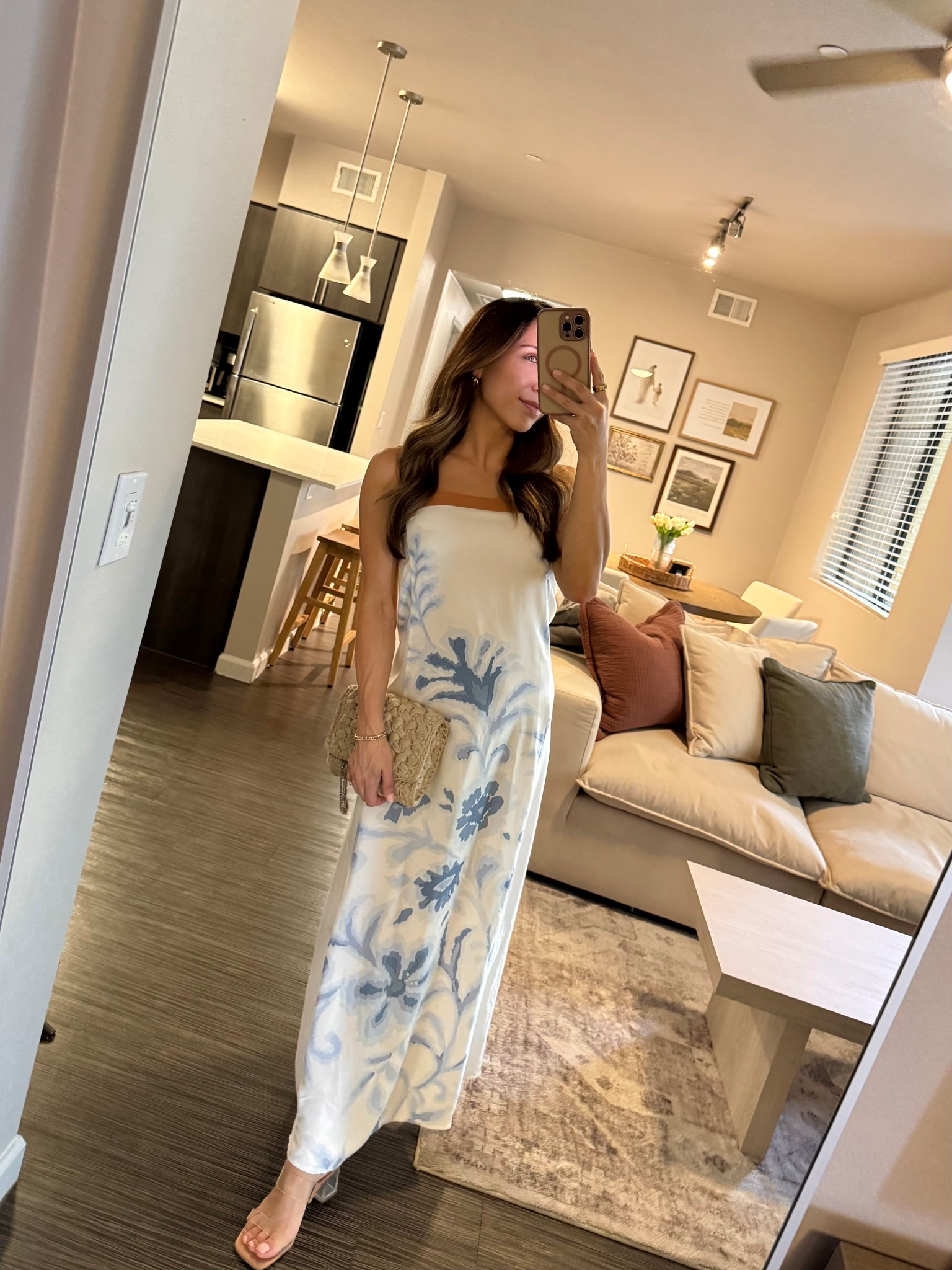 Wearing size 00 regular - I loved the maxi length for a heel! But, if you’re short and don’t want to wear a heel, I’d order the petite 🫶🏼

#LTKPetite
