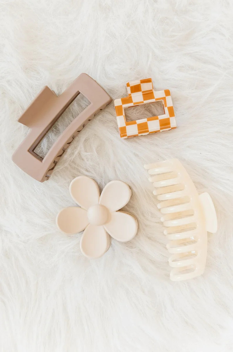 Cutie Claw Clips - Oat | Mindy Mae's Market