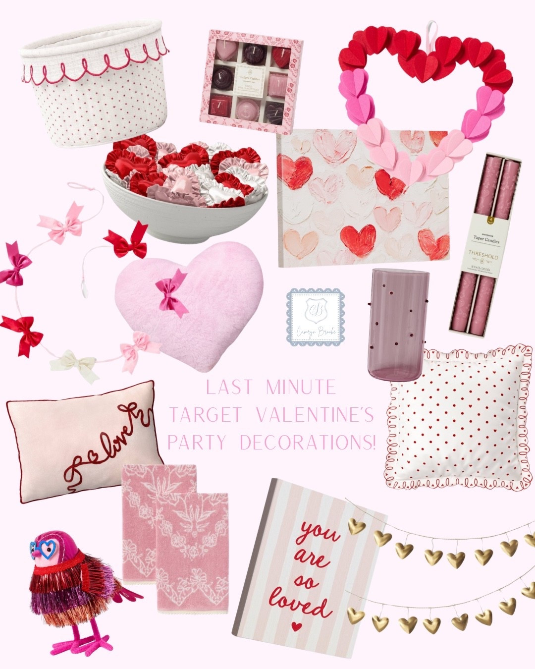 Last Minute target valentines party decorations!!! 🩷🩷 

#LTKgrwm #LTKHome #LTKValentine