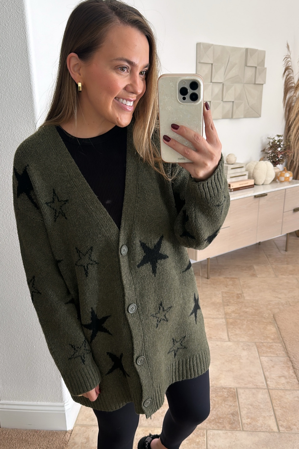 obsessed with this super soft and cozy cardigan from @walmartfashion #walmartpartner It’s the perfect fall layer! I’m wearing a medium! @walmart #walmartfashion 

#LTKMidsize #LTKFindsUnder50