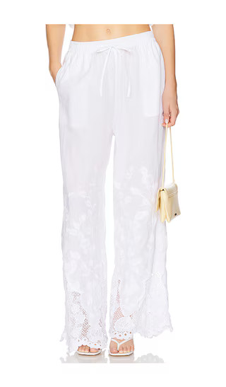vitamin A Flora Pant in White. - size L | Revolve Clothing (Global)